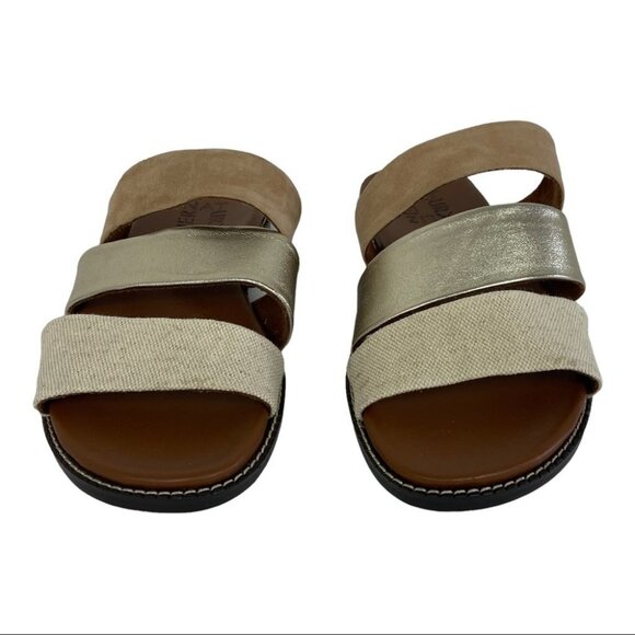 NEW Naturalizer Kellie Slide Sandals Leather Comfort Slip On‎ Slides Size 6 Boho - Picture 5 of 10